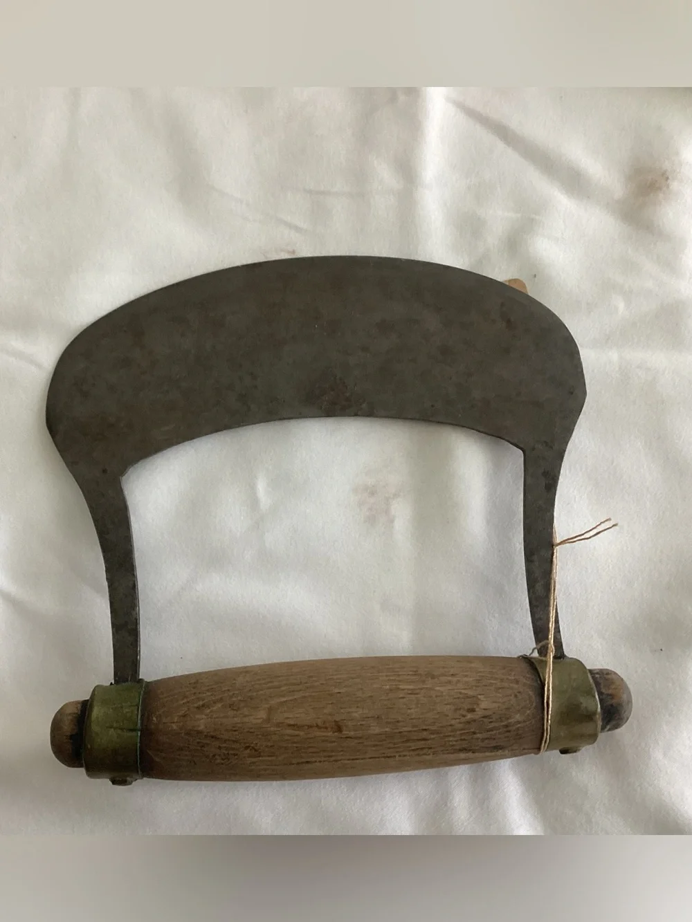 Antique Primitive half-food herb, food chopper “Single Blade” Mezzaluna.
